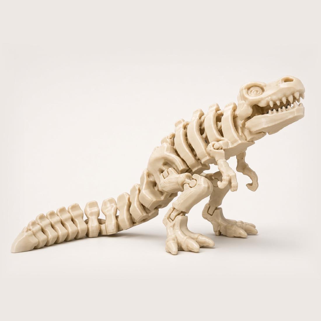 Rex Skeleton, Articulated flexi dinosaur