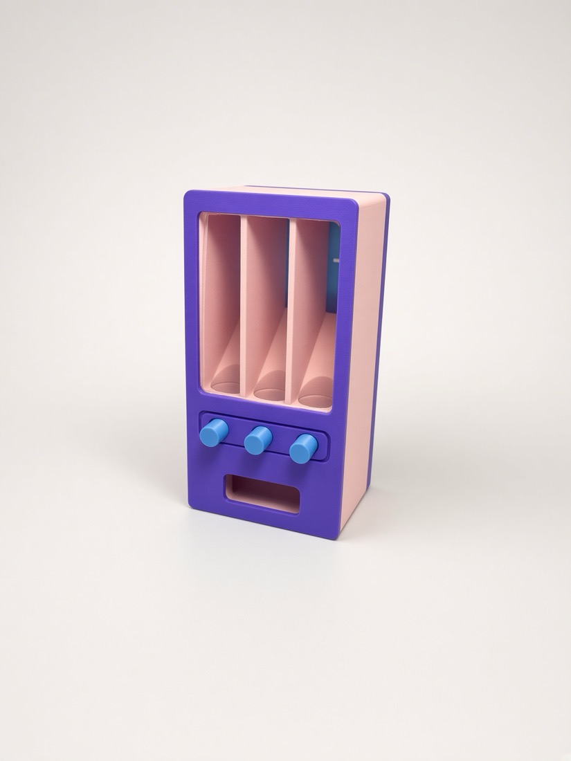 Mini Vending Machine, Working desk toy, three lanes