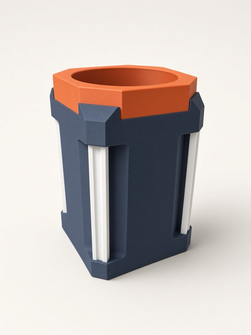 Team Branded Magnet Snap Top Koozie, Can koozie with a magnetic snap-on top, any team colors